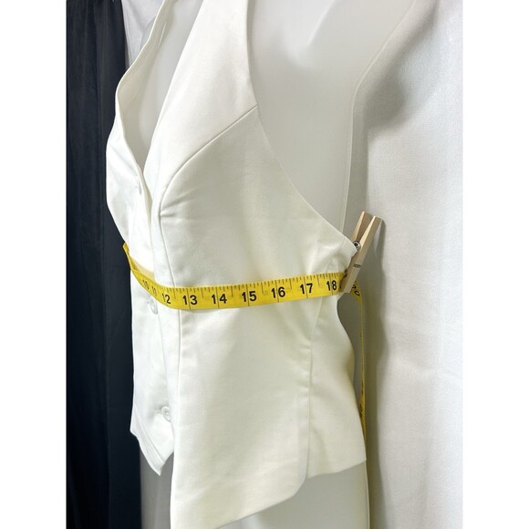 Belle Poque Womens Medium Halter Tuxedo Top Elegant Retro - Picture 2 of 8